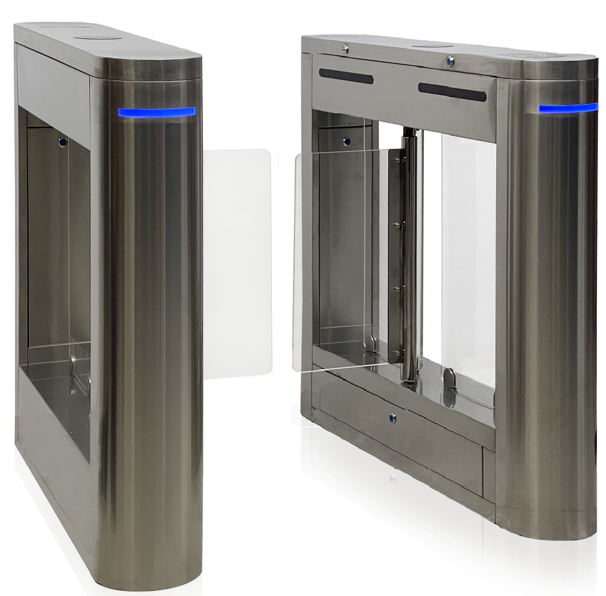 Dual Lane Tripod Turnstile Pedestrian Barrier